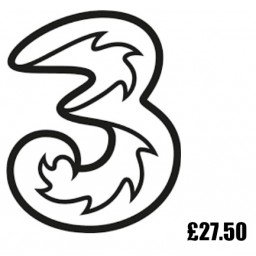 3 Mobile £27.50 Topup Voucher Code