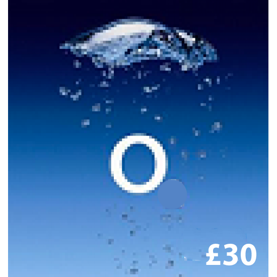 O2 Mobile £30 Topup Voucher