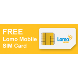 Lomo Mobile Pay As You Go SIM + £5 Credit