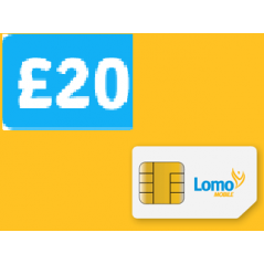 Lomo Mobile £20 Topup Voucher