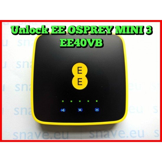 Unlock Osprey 2 Mini 3 Y850 Y853 4GEE Y854 Y855 Y854VB Y853VB EE40VB EE60VB Instantly - 100% Safe