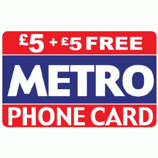 Metro Phone Card £5 International Calling Card