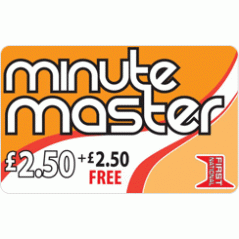 Minute Master £2.50 International Calling Card