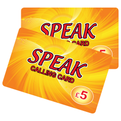 Speak £5 International Calling Card