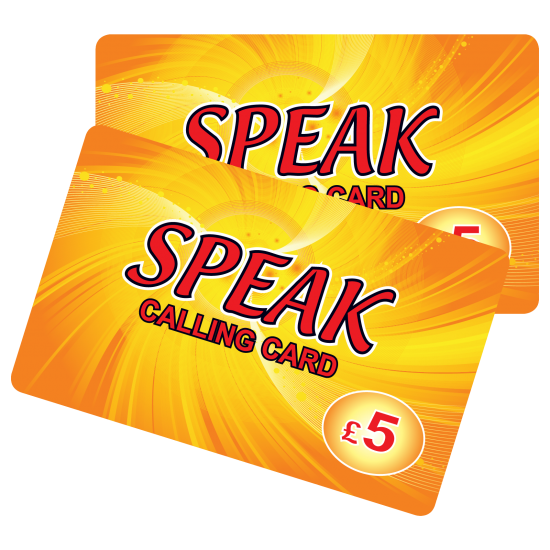 Speak £5 International Calling Card