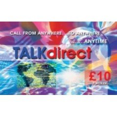 Talk Direct £10 International Calling Card