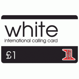 White £1 International Calling Card