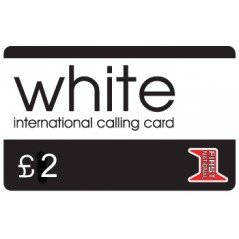 White £2 International Calling Card