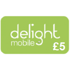 Delight Mobile £5 Topup Voucher