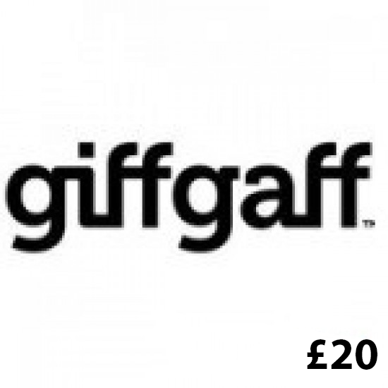 GiffGaff Mobile £20 Topup Voucher