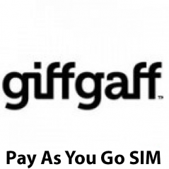 GiffGaff Mobile Pay As You Go SIM