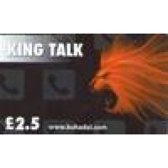 King Talk £2.5 Calling Card
