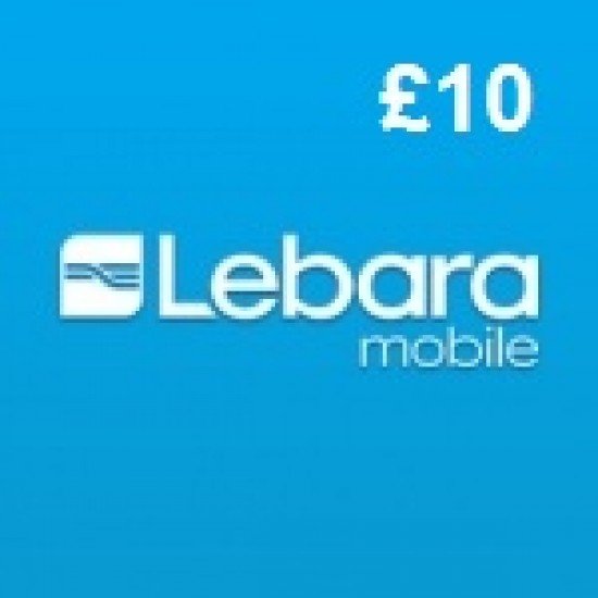 Lebara Mobile £10 Topup