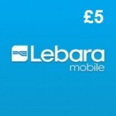 Lebara Mobile £5 Topup Voucher