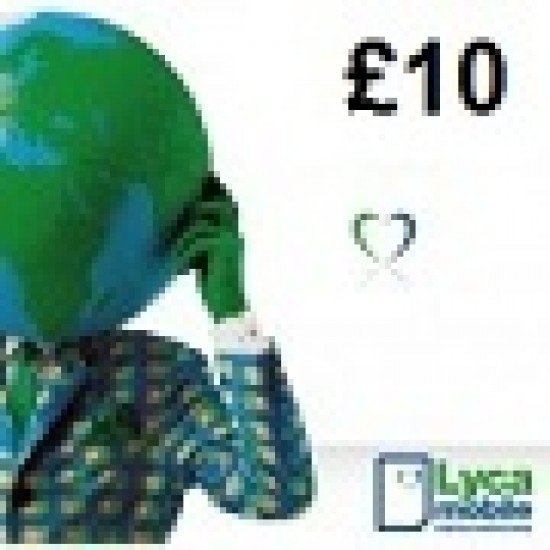 Lycamobile £10 Topup Voucher Recharge