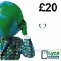 Lycamobile £20 Topup Voucher Recharge