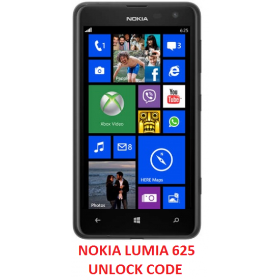 Nokia Lumia 625 Cheap Unlocking Code