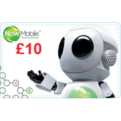 Now Mobile £10 Topup Voucher