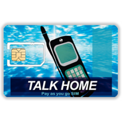 Talk Home Mobile Pay As You Go SIM + £5 Credit