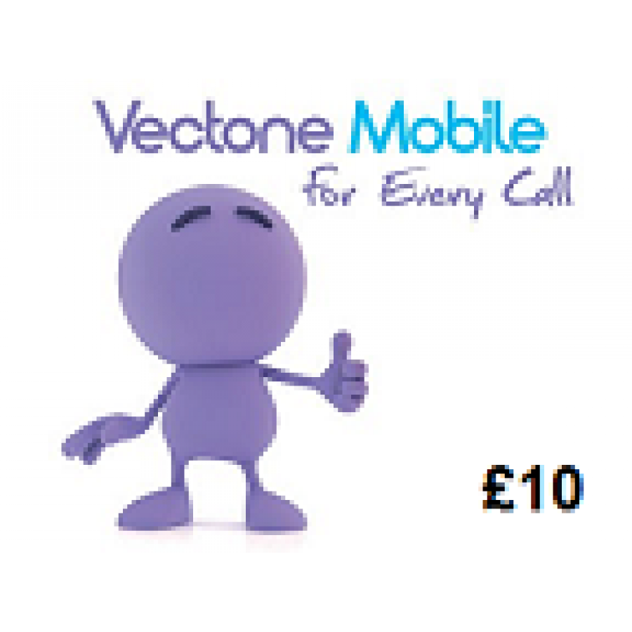 Vectone £10 Topup Voucher