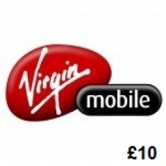 Virgin Mobile £10 Topup Voucher