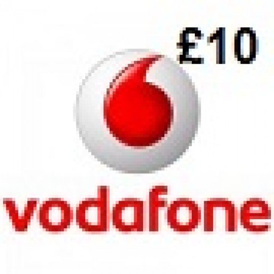 Vodafone £10 Topup Voucher