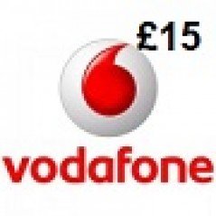 Vodafone £15 Topup Voucher