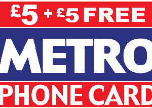 Metro Phone Card £5 International Calling Card