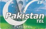 Pakistan Tel £5 International Calling Card