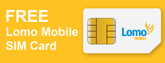 Lomo Mobile Pay As You Go SIM + £5 Credit