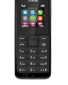 Nokia 105 Pay As You Go Phone - Unlocked - Black