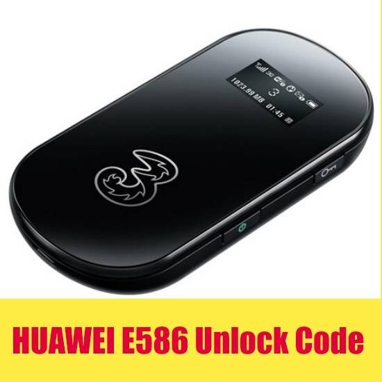 Unlocking Code For Huawei E586 Mobile Wi-Fi Instantly