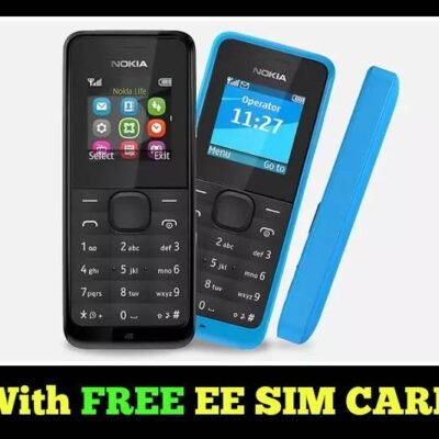 Nokia 105 2017 Unlocked with free EE SIM card