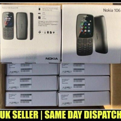 Nokia 106 Dual SIM Unlocked Phone - Grey Color with FREE SIMS