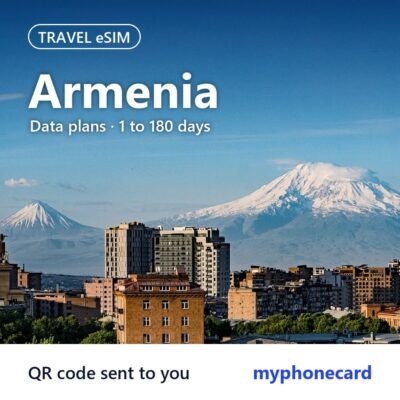 Armenia Travel eSIM – Data Plans from 1 to 180 Days