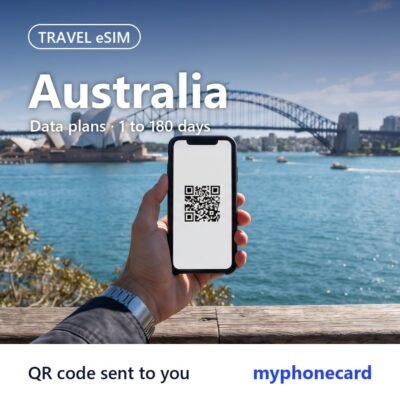 Australia Travel eSIM – Data Plans from 1 to 180 Days