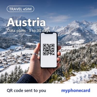 Austria Travel eSIM – Data Plans from 3 to 30 Days
