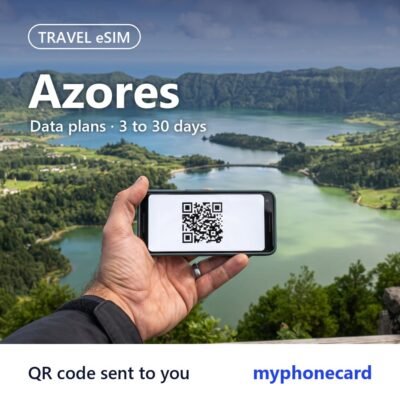 Azores Travel eSIM – Data Plans from 3 to 30 Days