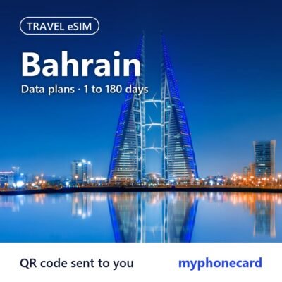 Bahrain Travel eSIM – Data Plans from 1 to 180 Days