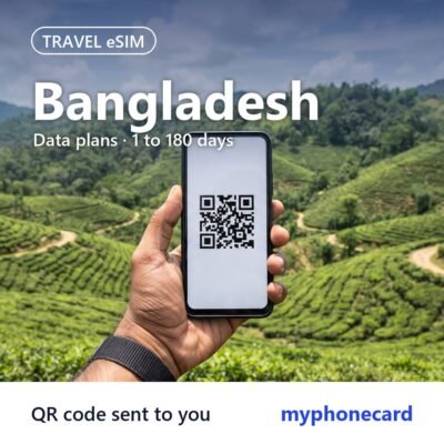 Bangladesh Travel eSIM – Data Plans from 1 to 180 Days
