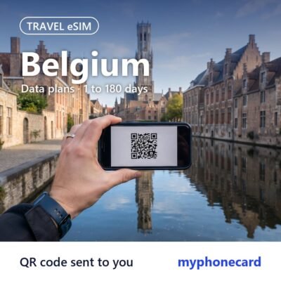 Belgium Travel eSIM – Data Plans from 1 to 180 Days