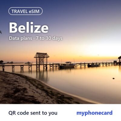 Belize Travel eSIM – Data Plans from 7 to 30 Days