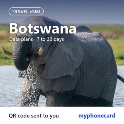 Botswana Travel eSIM – Data Plans from 7 to 30 Days