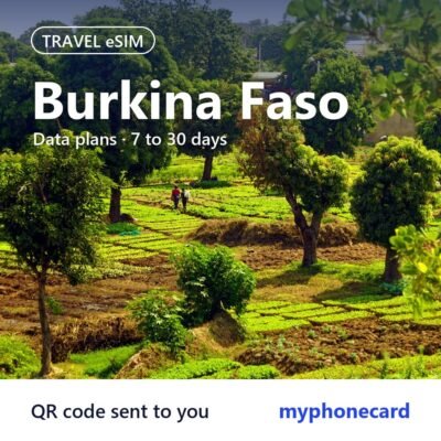 Burkina Faso Travel eSIM – Data Plans from 7 to 30 Days