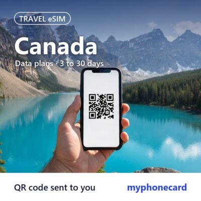 Canada Travel eSIM – Data Plans from 3 to 30 Days