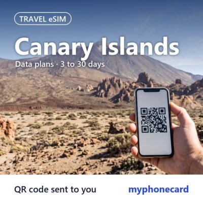 Canary Islands Travel eSIM – Data Plans from 3 to 30 Days