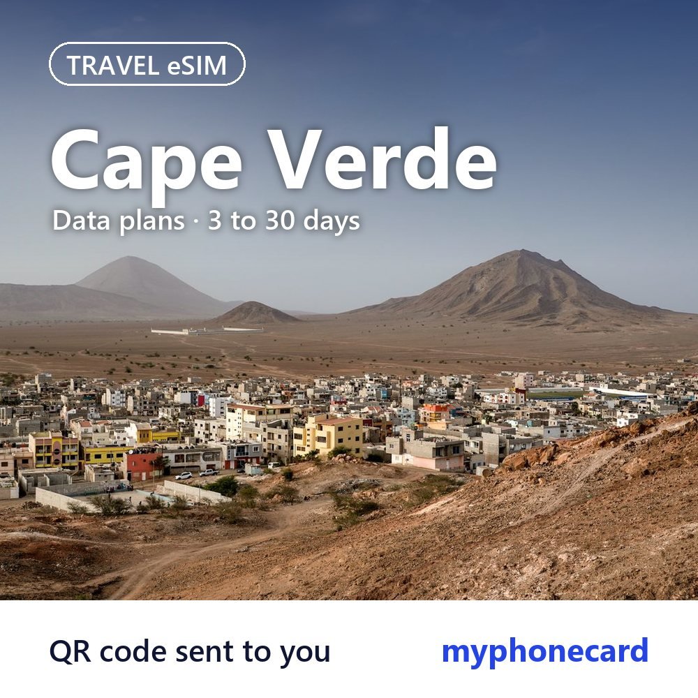 Cape Verde Travel eSIM – Data Plans from 3 to 30 Days