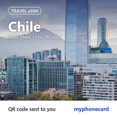 Chile Travel eSIM – Data Plans from 1 to 180 Days