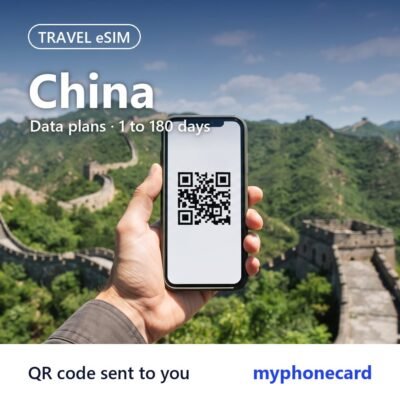 China Travel eSIM – Data Plans from 1 to 180 Days