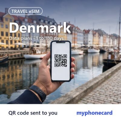 Denmark Travel eSIM – Data Plans from 1 to 180 Days